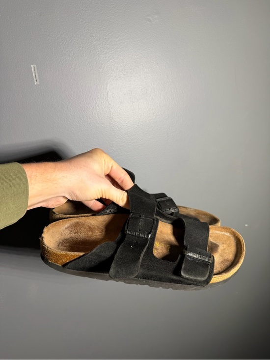 Birkenstock Shoes - Birkenstock Arizona Black Suede Size EU 41